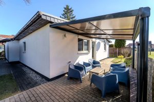 Südlich ausgerichtete Terrasse