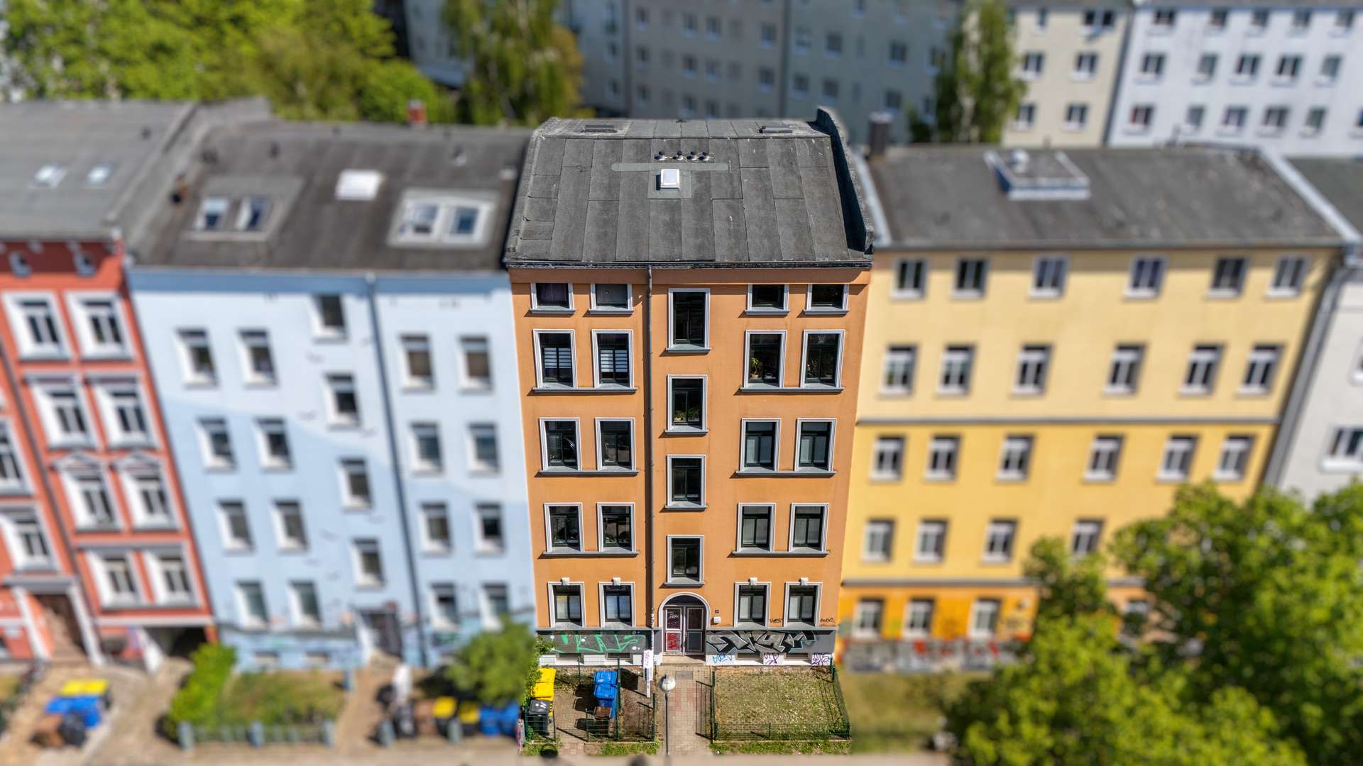 Luftbild Hausfront