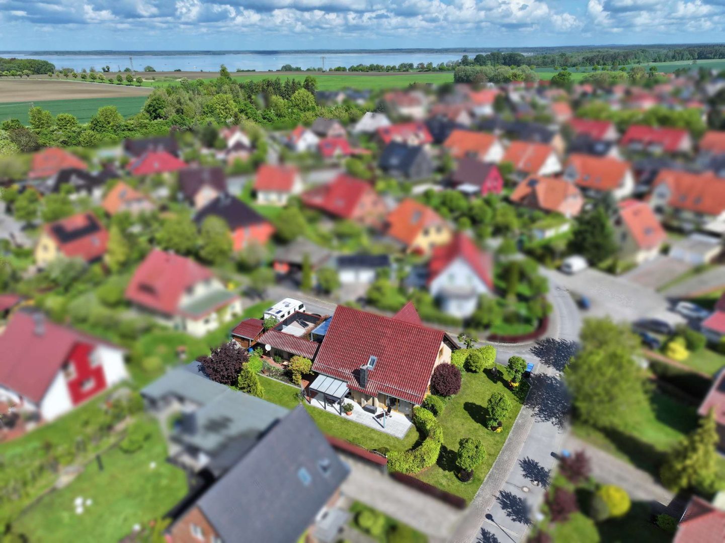Ansicht mit Blick zum Kölpinsee