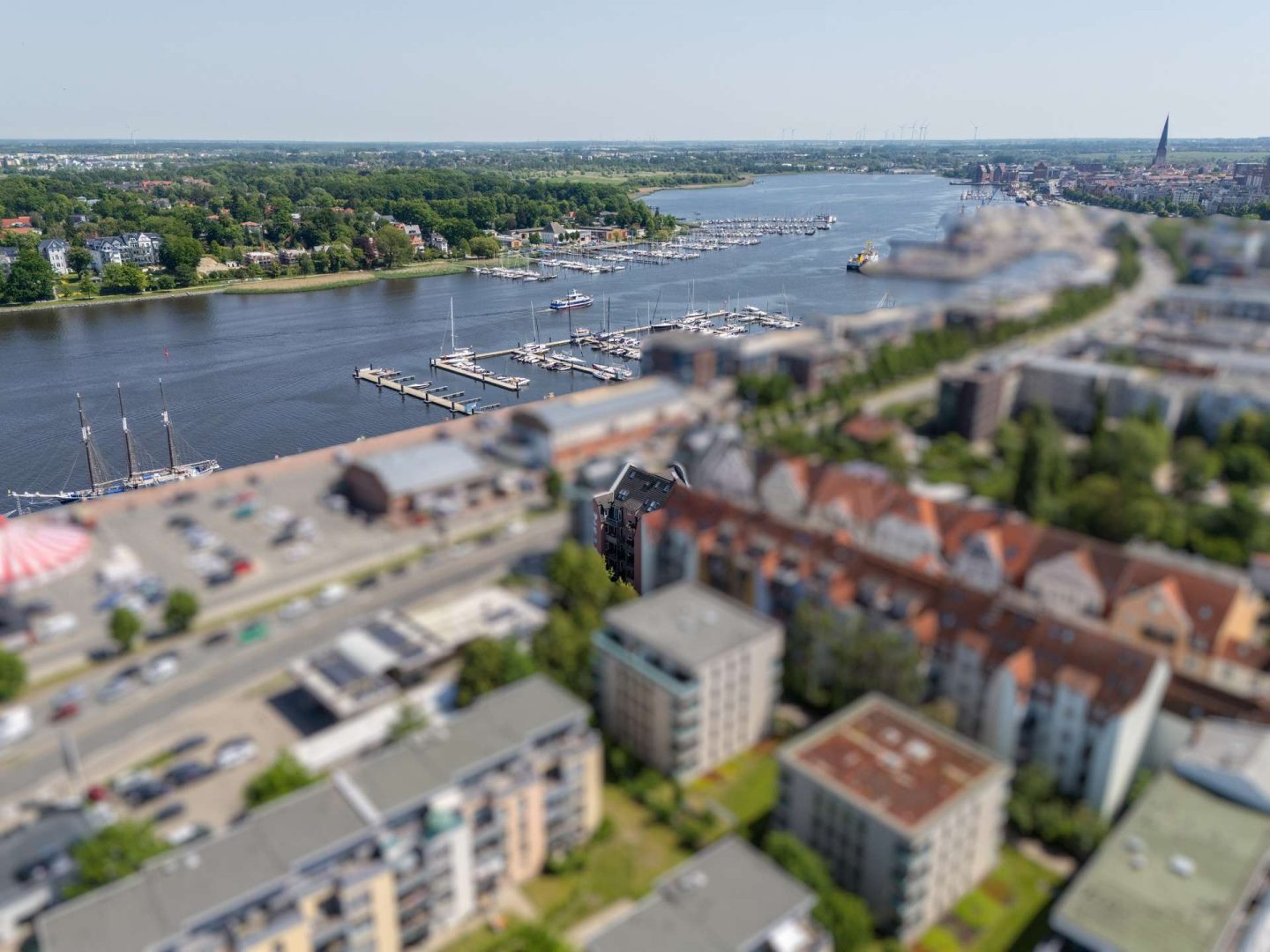 Luftbild Hausrückseite