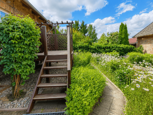 Treppe zur Terrasse