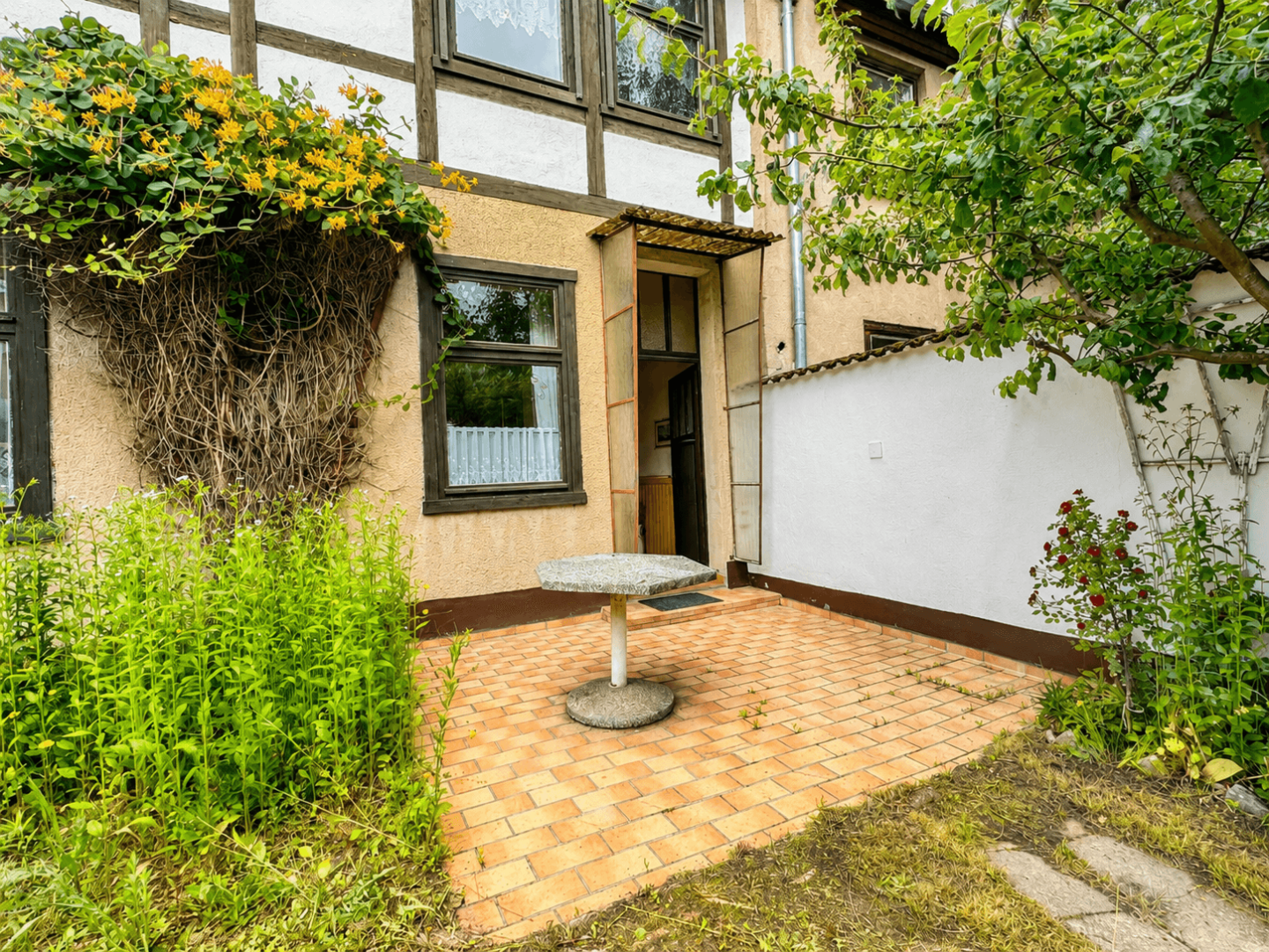 Terrasse am Haus