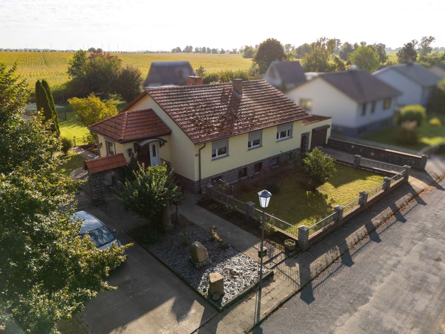 Luftbild-Ansicht Haus