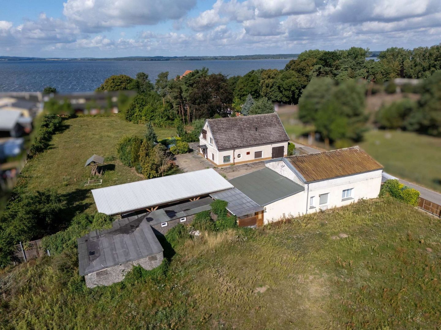 Luftbild Grundstück in Seenähe