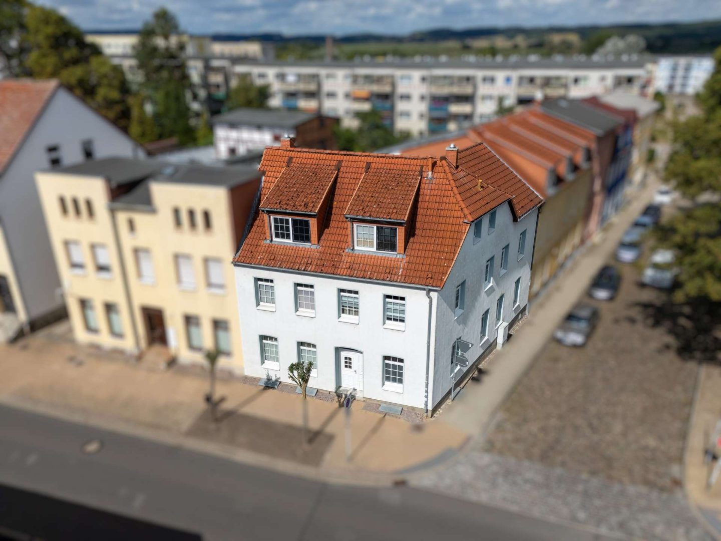 Luftbild Mehrfamilienhaus
