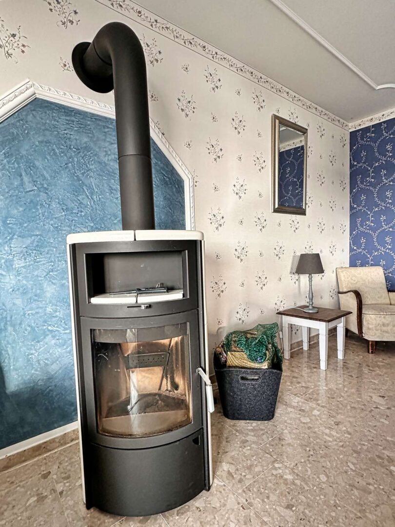 Kamin im Wohnzimmer