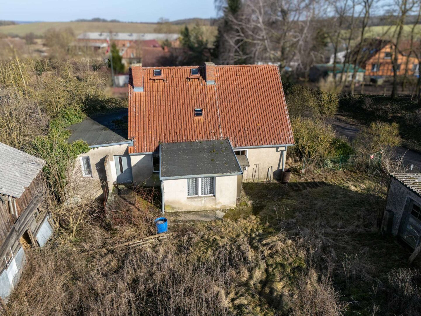 Ansicht Haus mit Windfang