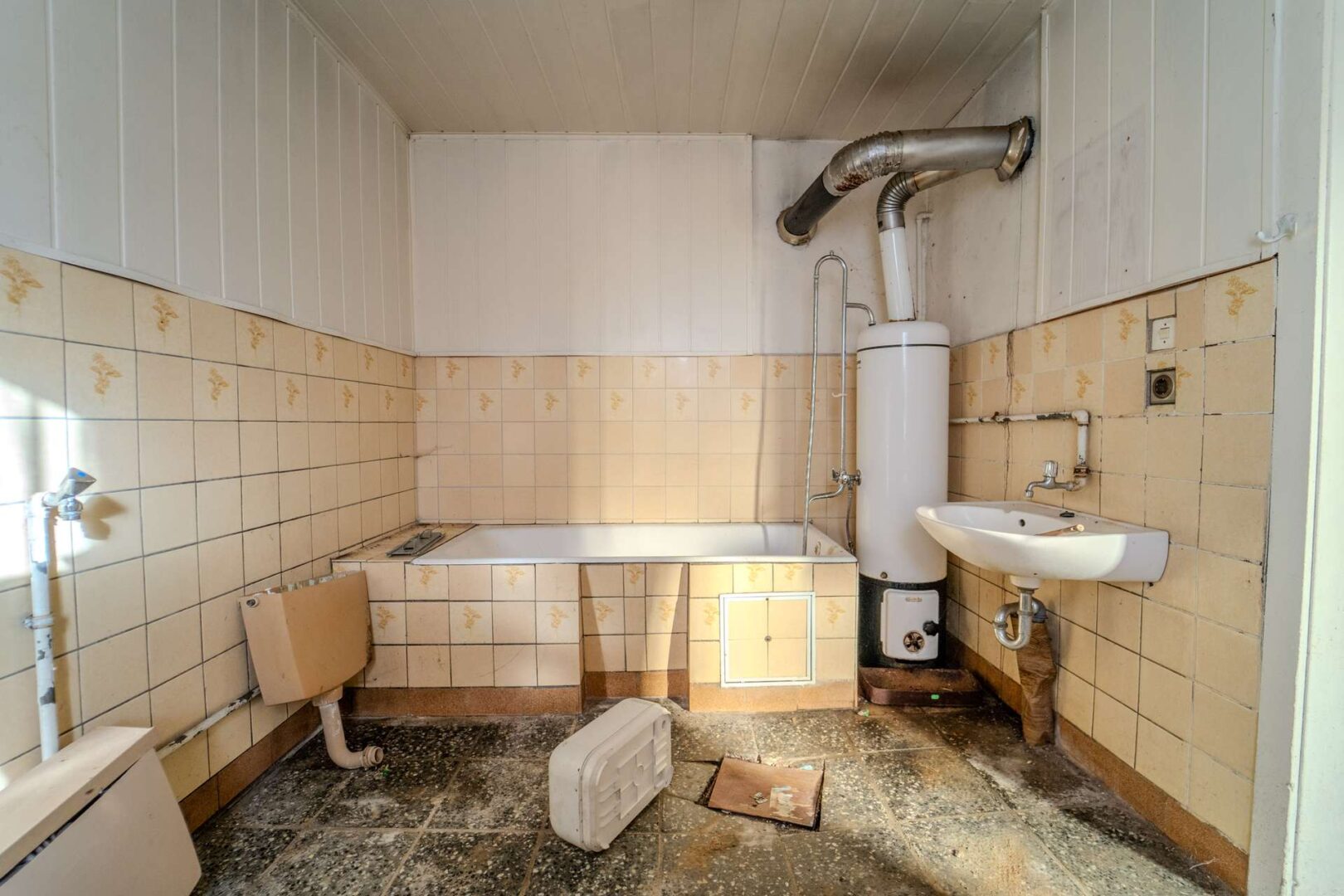 Badezimmer im Anbau
